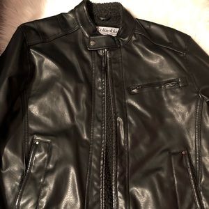 COLUMBIA MEN LEATHER JACKET